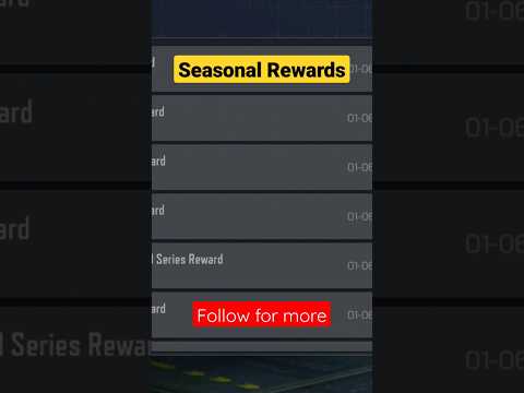 Seasonal Rewards Call of Duty Mobile #shorts