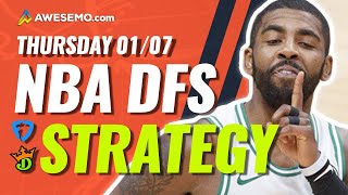 NBA DFS PICKS: DRAFTKINGS & FANDUEL DAILY FANTASY BASKETBALL STRATEGY | THURSDAY 1/7/21