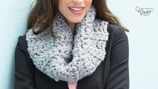 Crochet Chunky Classic Cowl | BEGINNER | The Crochet Crowd