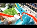 I Built a WATERPARK In Franklin's House! (GTA 5)