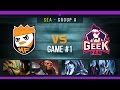 HappyFeet vs GeekFam Game 1 - Summit 7 - SEA Qualifier: Group A - @LuminousInverse