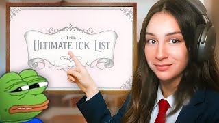 💀 THE ULTIMATE INNES ICK LIST 💀 + Live Chat Reactions