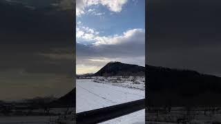 【黄昏の空】たそがれて今また同じ雲があり雪が解けたら趣がある #shorts #たがトコ #観光