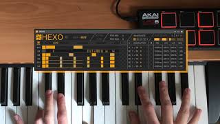 Feeding HEXO sequencer with live-played notes