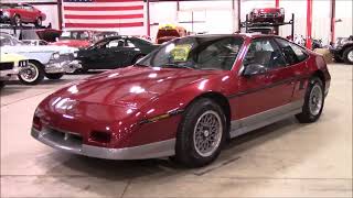 1987 Pontiac Fiero Burgundy