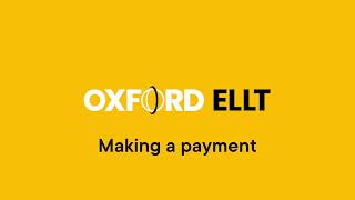 How to make a payment when booking Oxford ELLT?