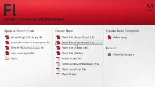 Adobe Flash Cs4 Professional Tutorial - Buttons