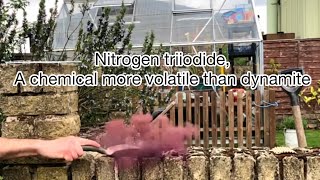 Nitrogen Triiodide from ammonia solution and iodine