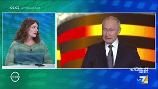 Ucraina, Nona Mikhelidze su Putin a Stalingrado: "Sembrava un po' sottotono"