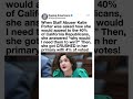 Katie Porter Election Backlash? 👀