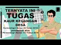 TUGAS KAUR KEUANGAN DESA | 2021