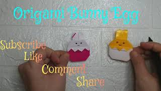 How To Make Origami Bunny Egg #Origami #OrigamiFunChannel