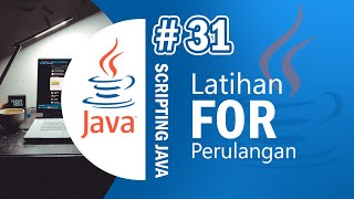 Java 31 - Bilangan Ganjil 1 - 10 dengan Looping For pada Java - Tutorial Java Netbeans Indonesia