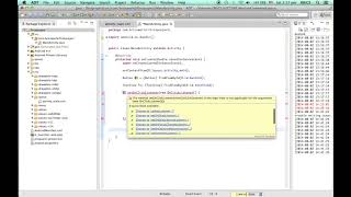 BRiCS ANDROID TUTORIAL 010 Adding Actionlistner to Button