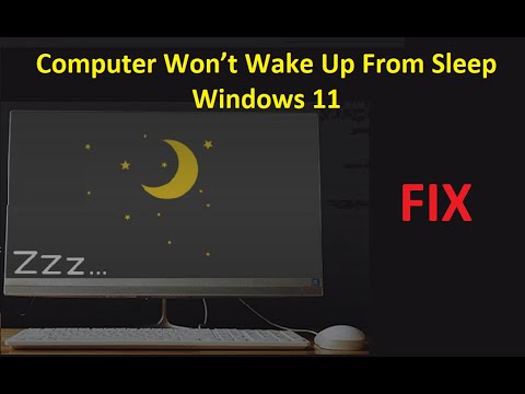 FIX: Computer does not wake up from sleep Windows 11