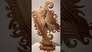 Crafting Perfection: Watch This Wood Artist in Action! #woodenart #woweffect #viralvideo