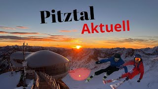 Pitztal - Skifahren im Oktober 22 // Verhältnischeck am TOP OF TIROL // (DJI Mini 3Pro)