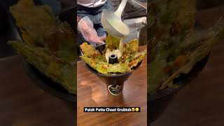 Palak Patta Chaat Grubtub 😅😱 || Indian food