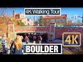 4K City Walks: Boulder, Colorado -Colorado University Tour - Virtual Walk Treadmill City guide