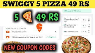 swiggy 5 pizza 49 rs || swiggy coupon code today