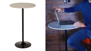 First Look At The Round Bar Table