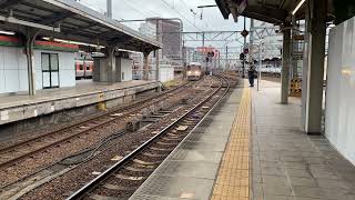 特急ひだ5号 名古屋駅入線