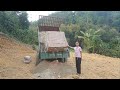 Full video: Poor girl Build a new house - Buy bricks, sand and cement to build the foundation