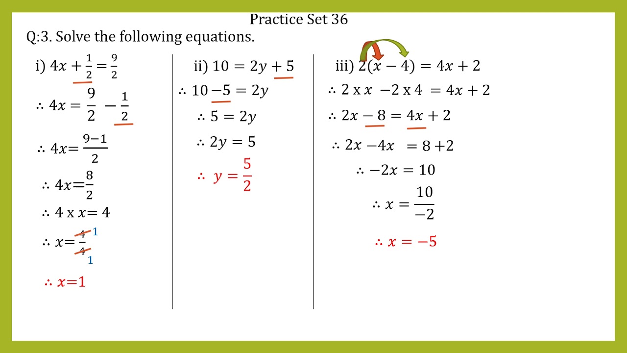 Algebraic Expressions Module 3 - YouTube