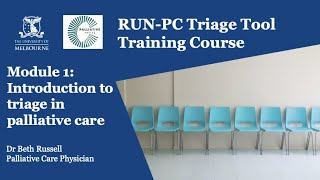 Module 1: Introduction to triage in palliative care