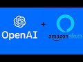 Connect ChatGPT-3 with an Alexa skill
