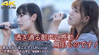 【 感動の歌声 】透き通る歌声に感動！鳥肌ものです！　あなたがいることで / Uru（cover）\