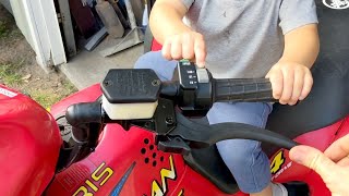 Polaris Sportsman front brake master cylinder replacement & bleeding system | Step by step DIY