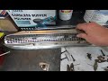 working on the 1959 chevrolet bel air part 6 removing grill screen moldings