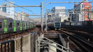 JR京浜東北線 E233系1000番台 山手線 E235系 上野東京ライン E231系1000番台+E233系3000番台 御徒町駅にて