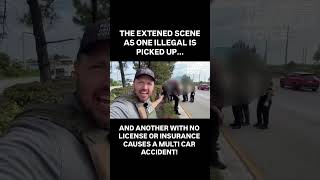 Here’s the extended scene with the arrest at the end.