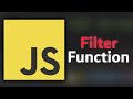 JavaScript Filter Function - Array Elemente filtern in 5 Minuten