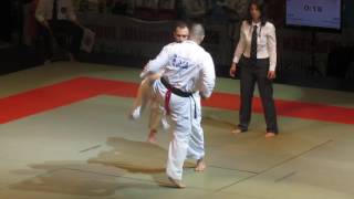 IFK 5th World Tournament Karate knockdown - Dorin Margarint VS Yuriy Kirakosyan