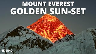 Mount Everest Top View 360 I 4k Drone 60FPS I Time I Nepal Himalayas I Time-Lapse I Relaxing-Music I