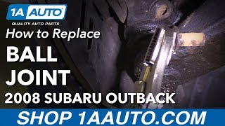 How to Replace Front Lower Ball Joint When Pinch Bolt Breaks 00-17 Subaru Outback
