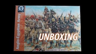 Unboxing boîte de figurines Waterloo 1815 AP013. L'Armée Anglo-Egyptienne de 1880 au 1/72.