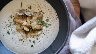 Soft mushroom soup, try making it like this!