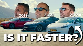 Can the NEW Tesla Model 3 SR Overtake its Predecessors? [Drag Race]
