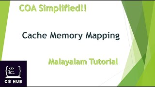 Cache Memory Mapping | Direct Mapping  | Associative Mapping | Set Associative Mapping