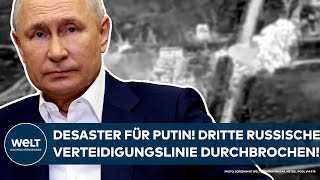 UKRAINE-KRIEG: Desaster für Wladimir Putin! Verteidigungslinie der Russen durchbrochen!