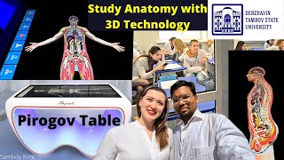 Study Anatomy with 3D Technology in Tambov Medical University Russia | PIROGOV Table 🇷🇺