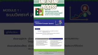 โครงการพัฒนาระบบงานรองรับการบริหารจัดการคุณภาพหนี้ (End to End Process) #เรารักประเทศไทย