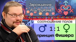 Ежи Сармат смотрит ГЛОБАЛЬНО о Зарождение Альтруизма,  Родственный отбор и Полигиния, Принцип Фишера