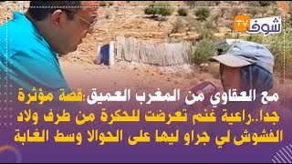 مع العقاوي :قصة مؤثرة راعية غنم تعرضت للحكرة من طرف ولاد الفشوش لي جراو ليها على الحوالا وسط الغابة