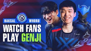 Haksal and WhoRU Teach You How to Play Genji | Rank Up with NYXL