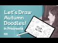 Sketchbook Diary - Let's Draw Autumn Doodles in Procreate !